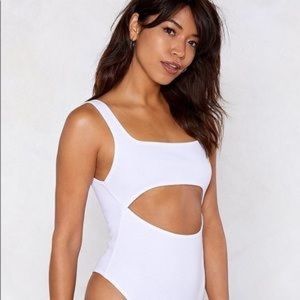 Nasty gal white bodysuit